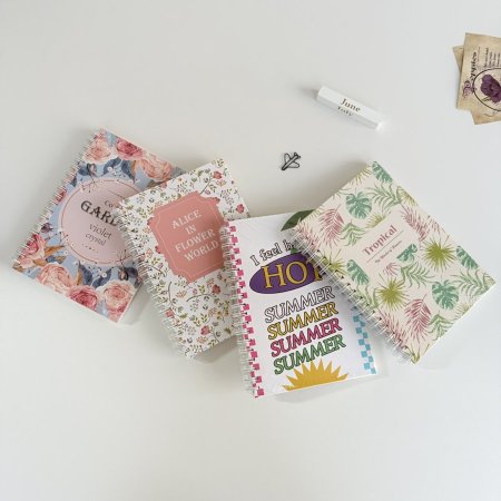 دفتر سلك 17*25 سم